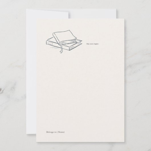 Introvert Solitude Gift Personal Correspondence (正面)