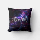 Introvert Themed Abstract Design Square Throw Pill クッション (正面)