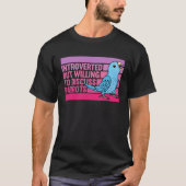 Introverted But Parrots Blue Parrotlet Tシャツ (正面)