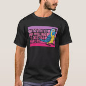 Introverted But Parrots Blue throated Macaw  1 Tシャツ (正面)
