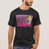 Introverted But Parrots Cockatiel  1 Tシャツ (正面)