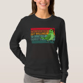 Introverted But Parrots Green Indian Ringneck Tシャツ (正面)
