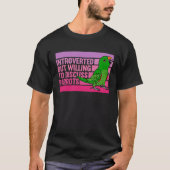 Introverted But Parrots Male Eclectus Tシャツ (正面)