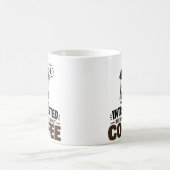 Introverted But Will Talk About Coffee Funny Mug コーヒーマグカップ (中央)