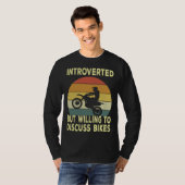 Introverted But Willing To Discuss Bikes Bike Tシャツ (正面フル)