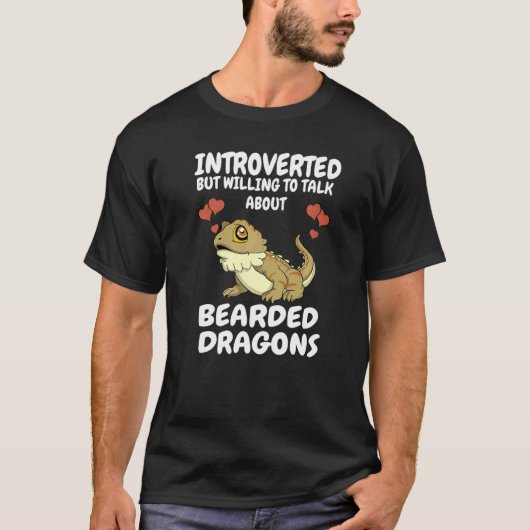 Introverted But Willing To Talk About Bearded Drag Tシャツ (正面)