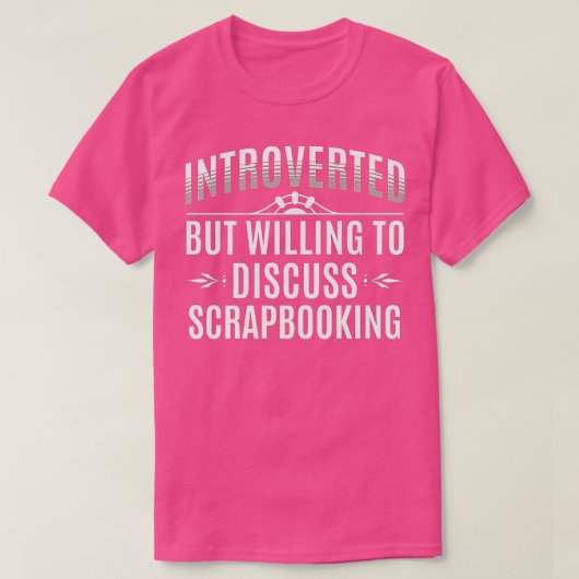 Introverted Scrapbooking Lovers Premium Tシャツ (デザイン正面)
