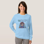 Introverting in Progress – かわいいレトロピクセル Tシャツ (正面フル)