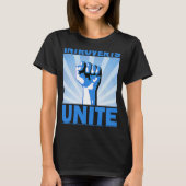 Introverts Unite Separately In Their Own Homes Ret Tシャツ (正面)