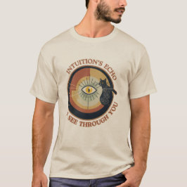 INTUITION'S ECHO : I SEE THROUGH YOU - BLACK CAT Tシャツ