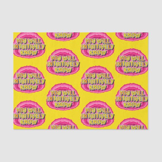 Intuitively Know Geode 12 Step AA Recovery Slogan 薄葉紙 (正面)