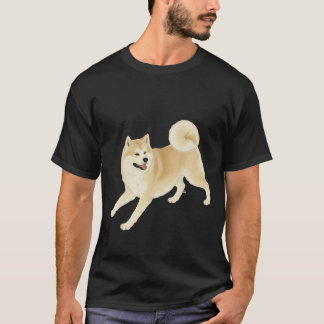 「inu」Japanese style ink painting T-shirt Tシャツ