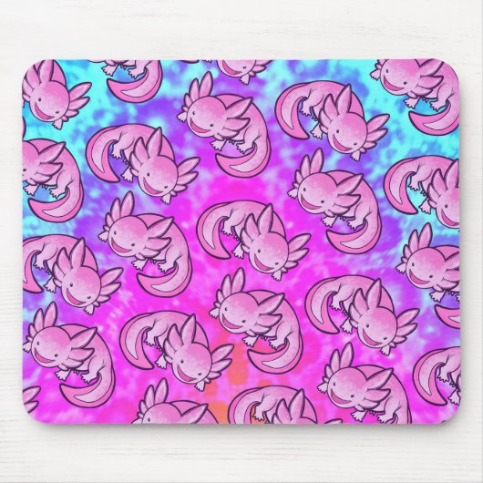 Inugami Pink Axolotl マウスパッド (正面)