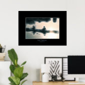 INUIT SUMMERエスキモカヤックアートポスター ポスター (ホームオフィス)