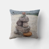 Inuksuk -石-庭の禅-諺-クッション クッション (裏面)