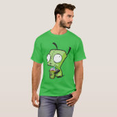 Invader Zim Gir Front Back Nickelodeon Cartoon fam Tシャツ (正面フル)