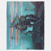 INVADERS from宇宙 フリースブランケット (正面)