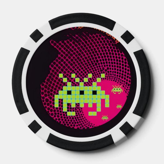 Invading Space Kings ポーカーチップ (裏面)