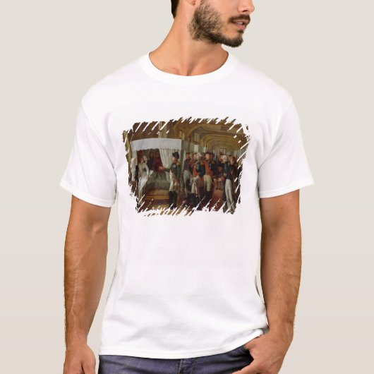 Invalidesの付属診療所を訪問しているナポレオン Tシャツ (正面)