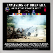 Invasion Of Grenada Print ポスター (正面)
