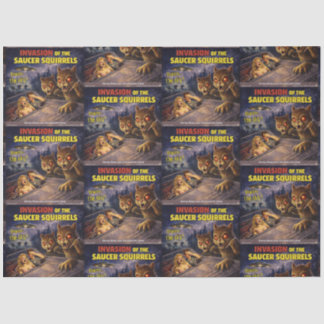 Invasion of the Saucer Squirrels 薄葉紙