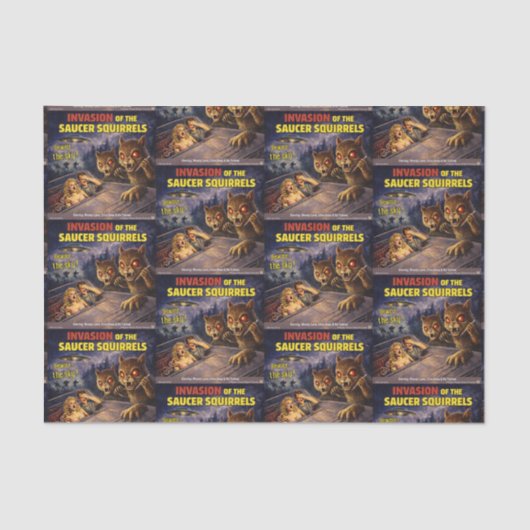 Invasion of the Saucer Squirrels 薄葉紙 (正面)