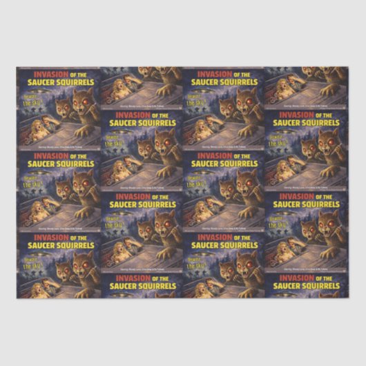 Invasion of the Saucer Squirrels 薄葉紙 (正面)