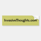 InvasiveThoughts.com バンパーステッカー (正面)