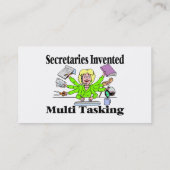 Invented Multi Tasking秘書の 名刺 (裏面)
