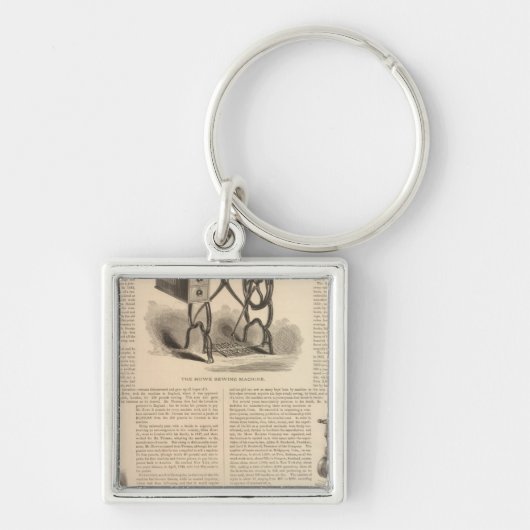 Inventorのスケッチを使用した裁縫マッチングを行う キーホルダー (正面)