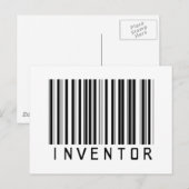 Inventorバーコード ポストカード (正面/裏面)