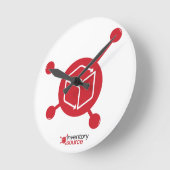 InventorySource.comは目録時計を自動化しました ラウンド壁時計 (傾斜)