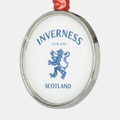 INVERNESSスコットランド メタルオーナメント (左)