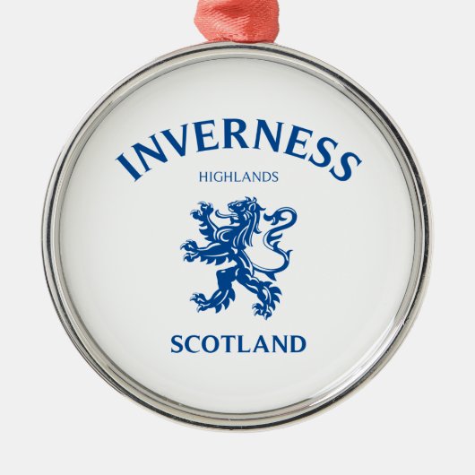 INVERNESSスコットランド メタルオーナメント (正面)