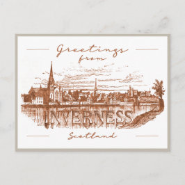 Inverness, Scotland Travelポストカードからの挨拶 ポストカード