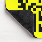 Inverted ☻ Happy Face -- QR Code マウスパッド (コーナー)