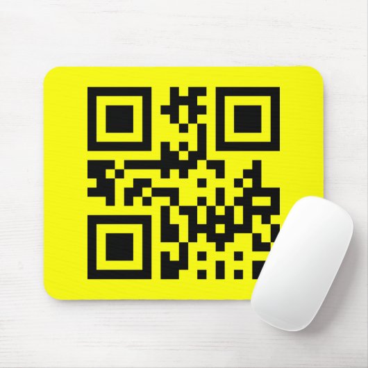 Inverted ☻ Happy Face -- QR Code マウスパッド (マウス)
