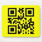 Inverted ☻ Happy Face -- QR Code マウスパッド (正面)