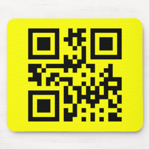 Inverted ☻ Happy Face -- QR Code マウスパッド
