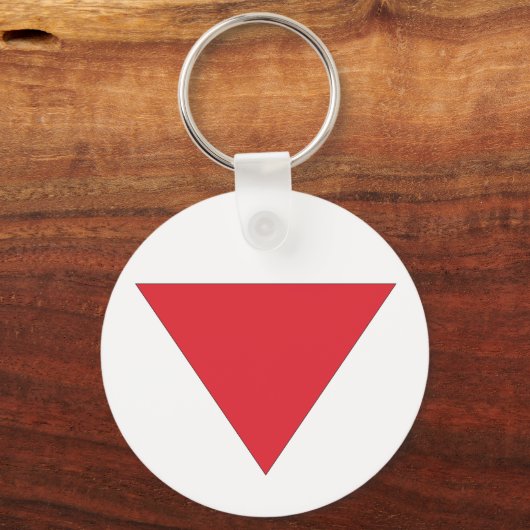 Inverted Red Triangle キーホルダー (裏面)