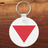 Inverted Red Triangle キーホルダー (正面)