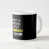 invest in precious metals buy lead support the sec ジャンボコーヒーマグカップ (正面右)