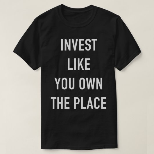 Invest Like You Own The Place Vanguard Fanguard 2 Tシャツ (デザイン正面)