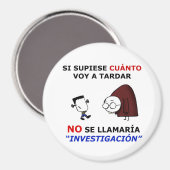 Investigación y estimaciones マグネット (正面/裏面)