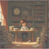 Investing In Myself - Square Vinyl シール (正面)