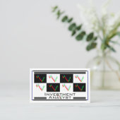Investment Analyst Money Management Strategy Pro 名刺 (スタンド正面)