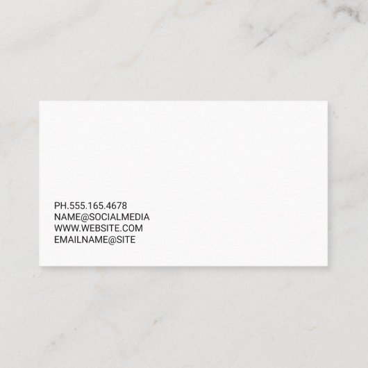 Investor | Ai Fintech | Stocks Chart 名刺 (裏面)