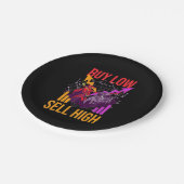Investor Buy Low Sell High ペーパープレート (アングル)