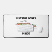 Investor Genes Inside DNA Replication Geek Humor デスクマット (キーボード&マウス)