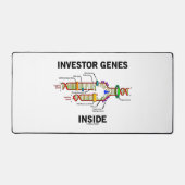 Investor Genes Inside DNA Replication Geek Humor デスクマット (正面)
